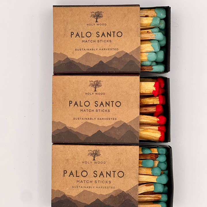 The Sacred Wild Candle Co - Wholesale Smudge Stick - Palo Santo Matchsticks