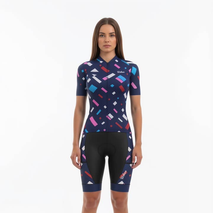 Maglie a maniche corte da donna Confetti / Salopette per la vendita all'ingrosso da parte di Urban Cycling Apparel