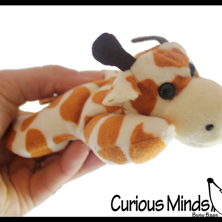 Curious Minds Toys - Vendita all'ingrosso Peluche - Bambini e neonati - 1 simpatico animaletto di peluche a forma di giraffa, adorabile Tiny Mi2