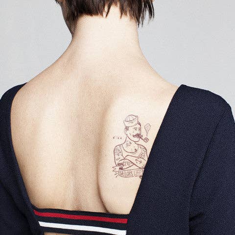 Les Tatoués - Wholesale Temporary Tattoo - Kids - Man of the Sea - Temporary Tattoos1