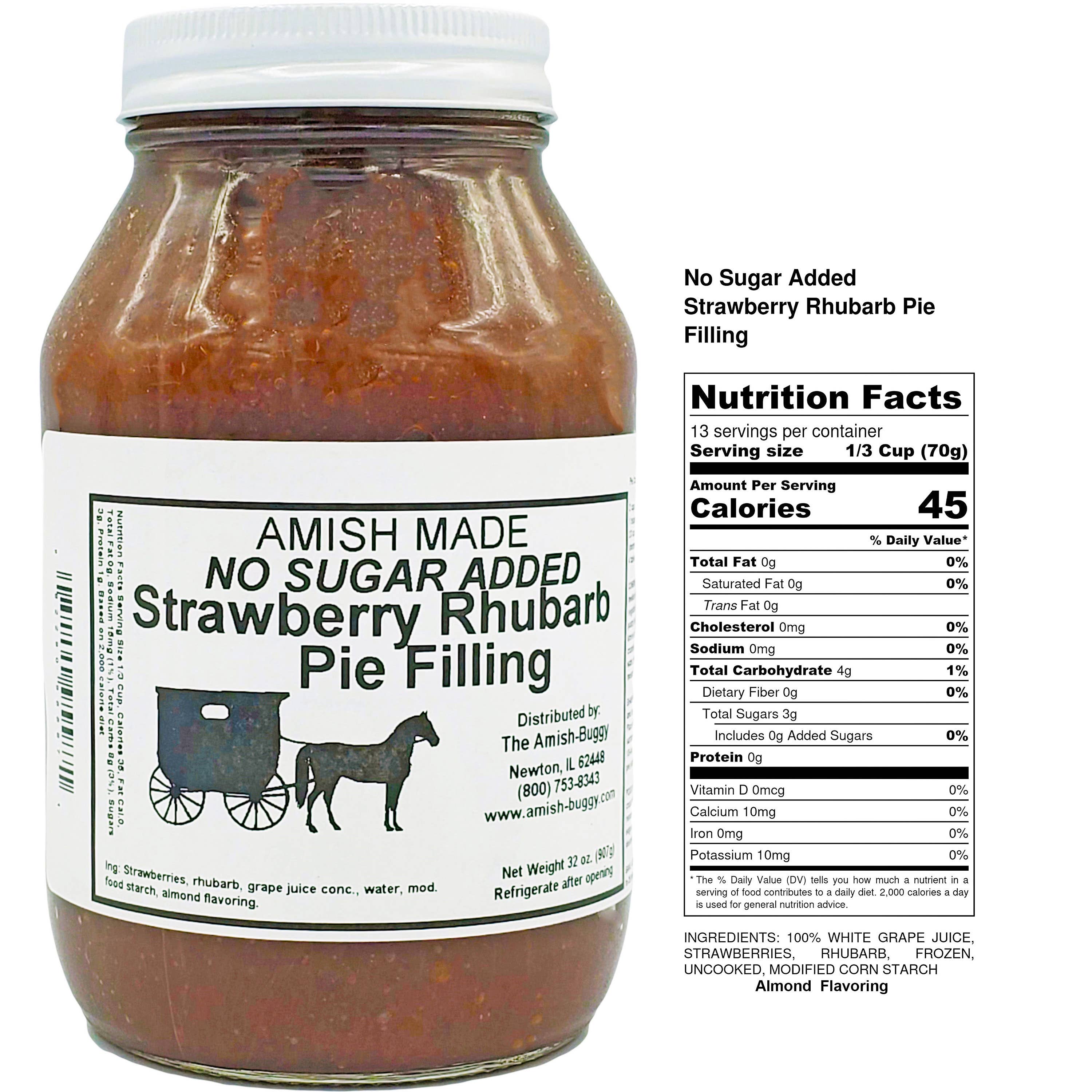 Arndt's Fudgery LLC - Wholesale Jam/Jelly - Amish Pie Filling - 32 Oz Jar21