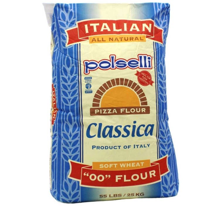 Wholesale Italian Food - Wholesale Flour - Polselli: Classica Tipo 00 Pizza Flour (Neapolitan) 55 lbs. Bag