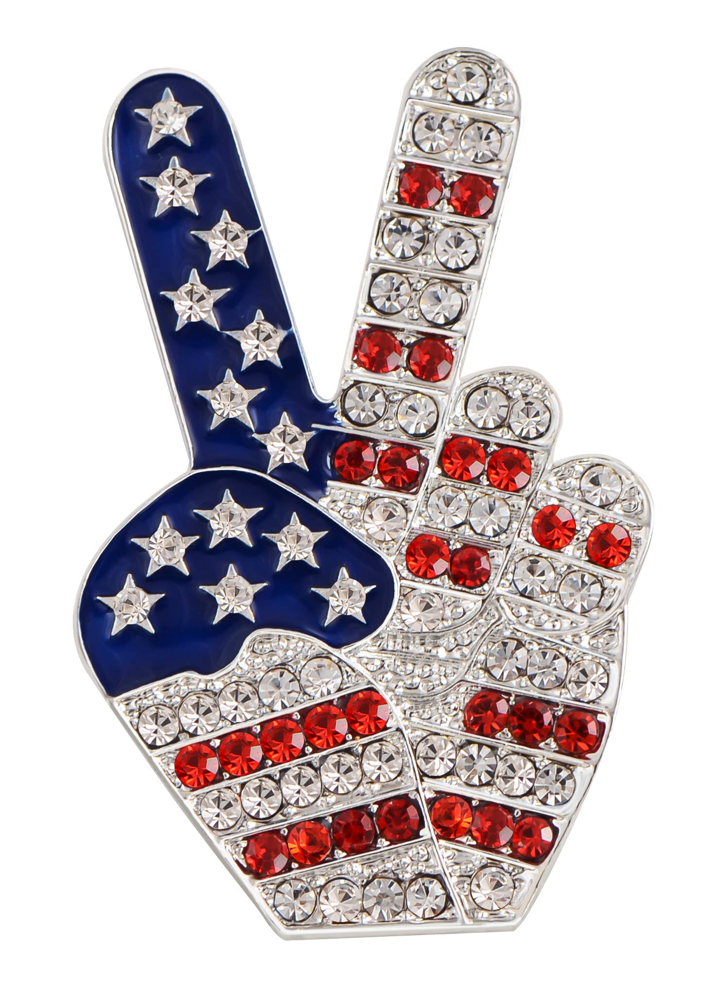 AK Brand – Großhandel Broschen – Brosche mit amerikanischer Flagge der USA, 4. Juli116