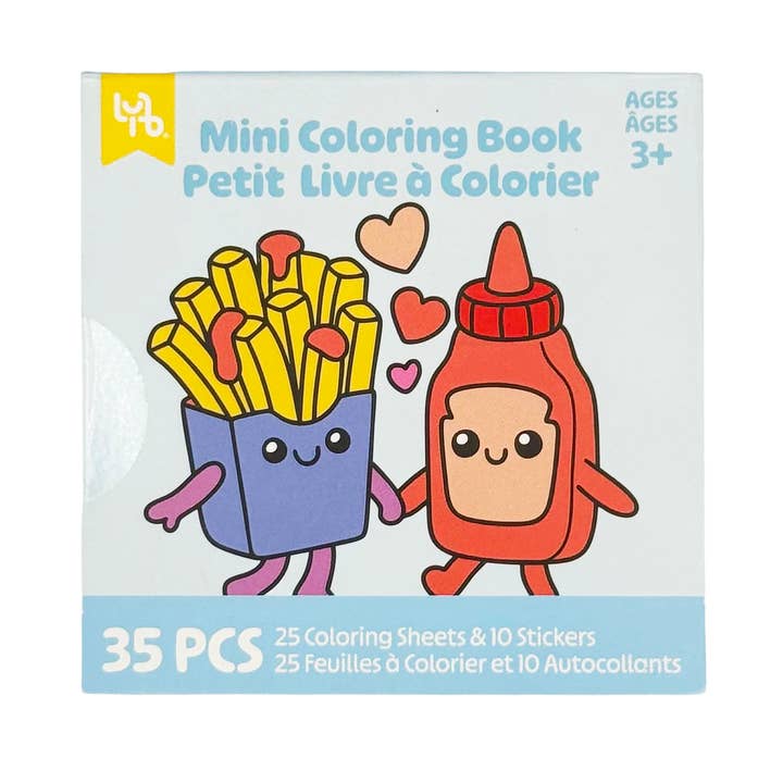LYB Mini Libro da Colorare Patatine Fritte - Patatine Fritte per la vendita all'ingrosso da parte di Momenta