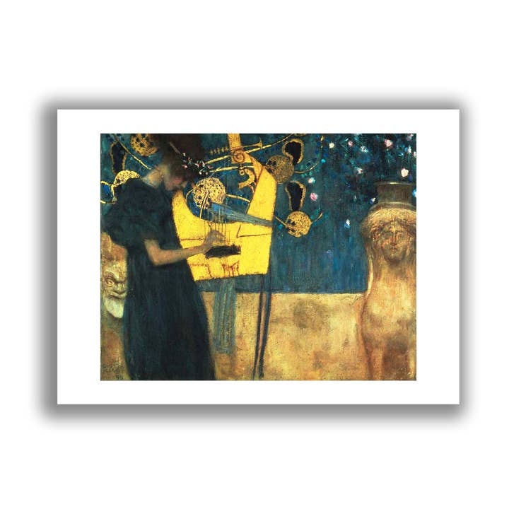 Go To Design - Wholesale Art Print - Fine art print The Music by Klimt unframed wall art0