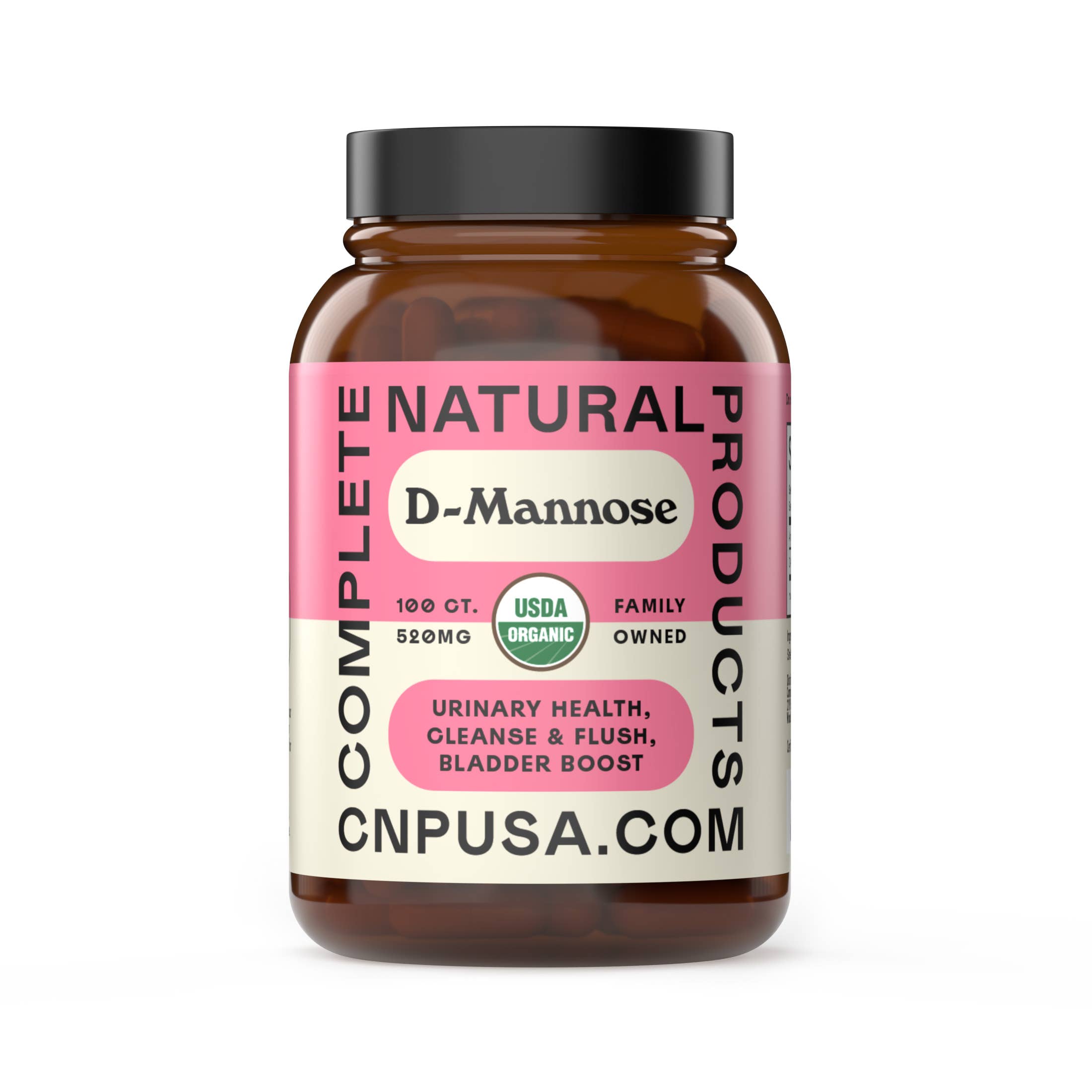 Complete Natural Products - Wholesale Oral Supplement/Vitamin - Organic D-Mannose Capsules0