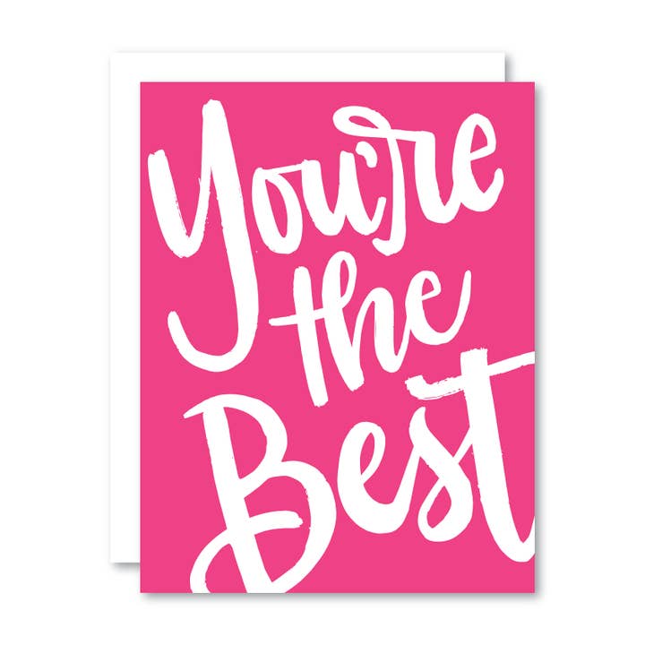 You're the Best / Card for wholesale by Stevie + Bean Paperie