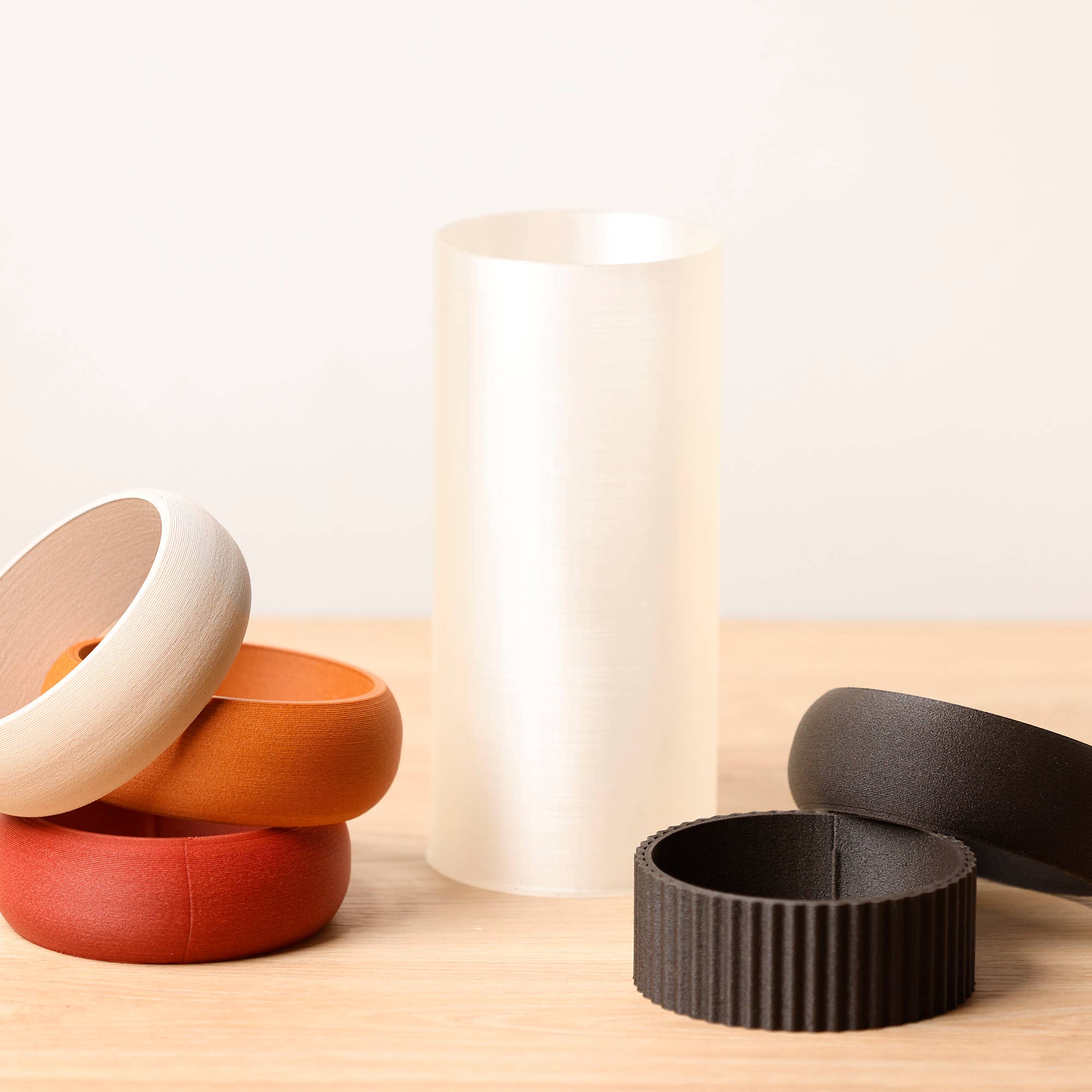 Copo Design - Wholesale Vase - Modular, watertight vase - Wooden base, modern, minimalist2