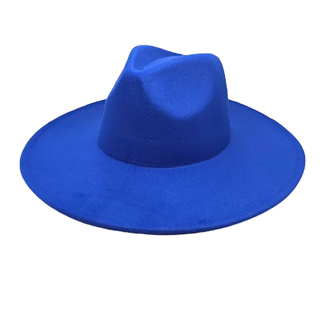 AdornWise - Wholesale Fedora - Women's - Vegan Felt Wide Brim Rancher  Hat1