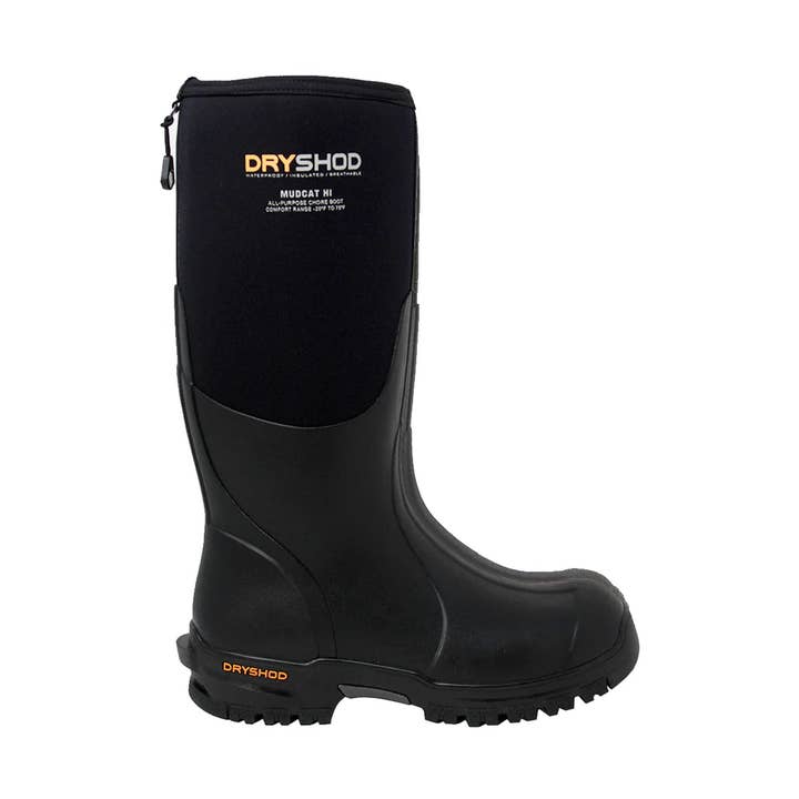 Dryshod Men's Mudcat High Black for wholesale by Uncle Mike's Outdoors and More!