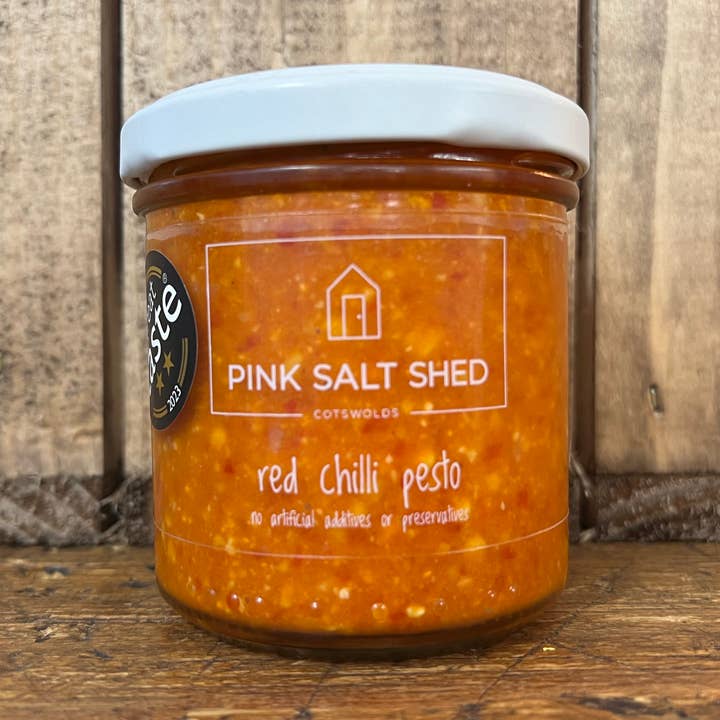 Red Chilli Pesto for wholesale by Pink Salt Shed