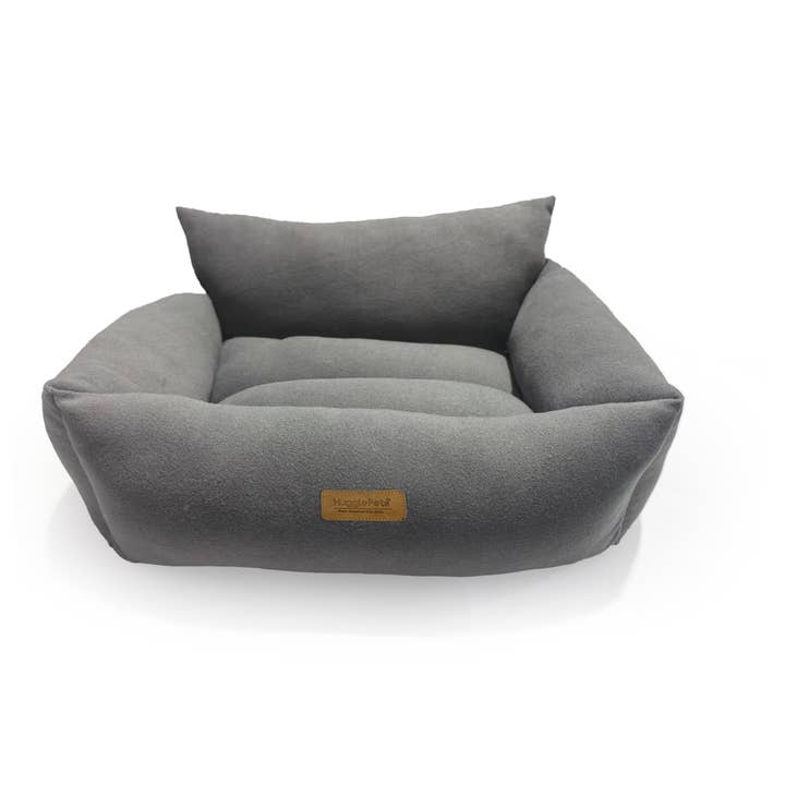 HugglePets Luxury Pet Sofa - Grey for wholesale by HugglePets