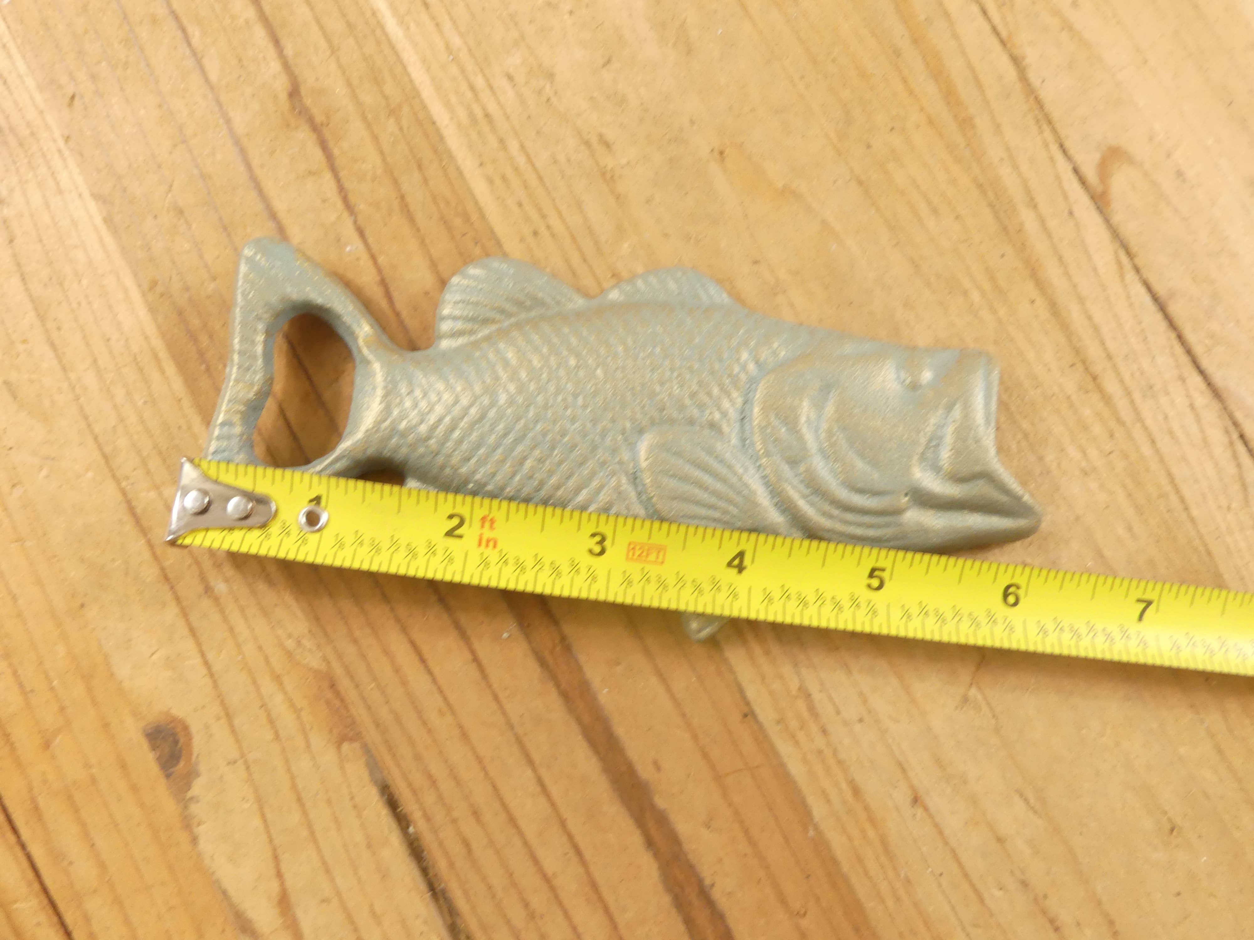 Midwest Craft House - Wholesale Bottle/Wine Opener - CAST IRON LARGEMOUTH BASS / FISH BOTTLE OPENER3