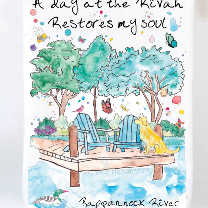 Avery's Home - Wholesale Tea Towel - A Day at the Lake or River Customizable Tea Towel37