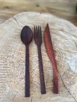 Wood knife for wholesale by Select from Nature