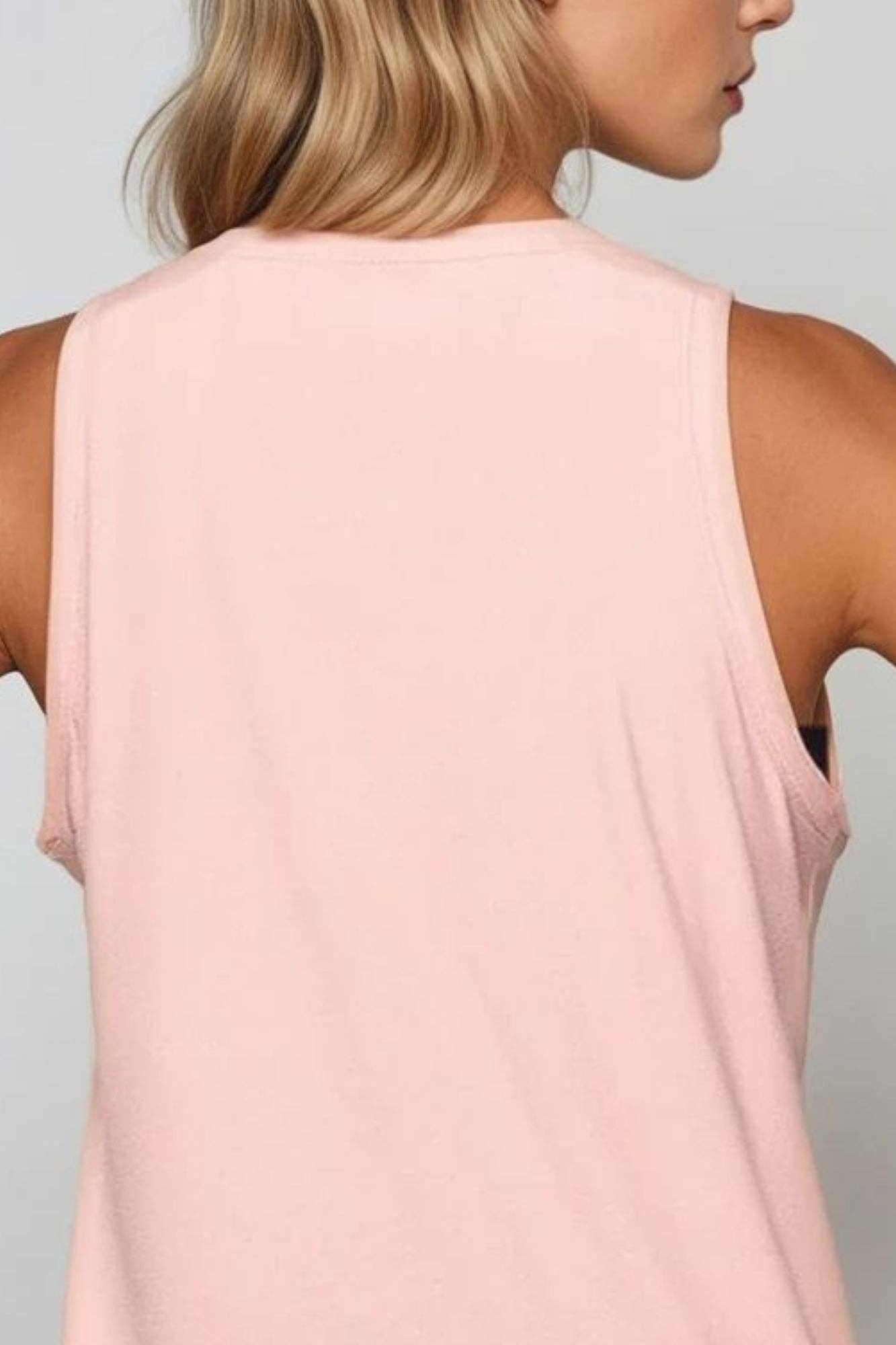Relaxed Studio Tank Vest Soft Peach for wholesale on Faire3