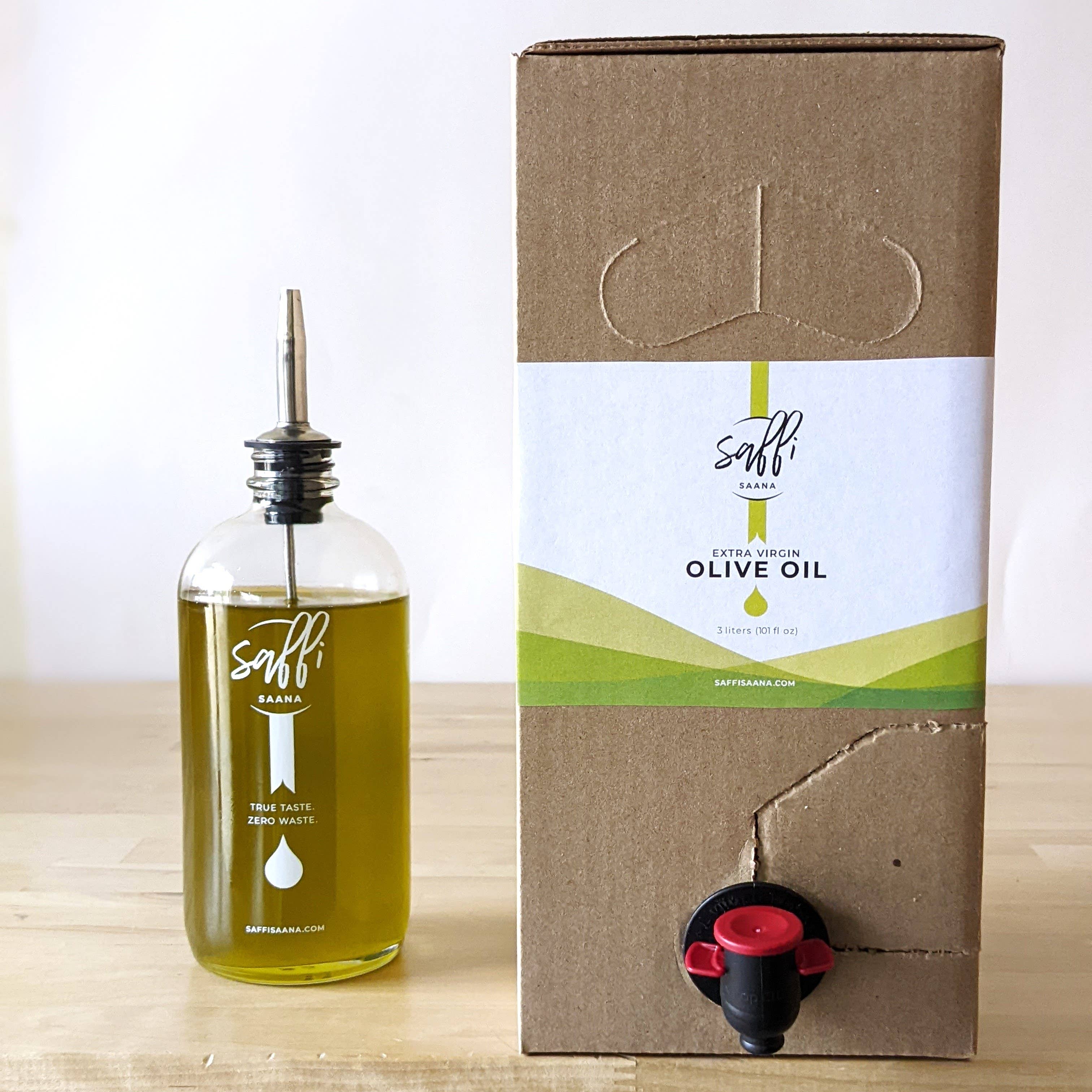Saffi Saana - Wholesale Olive Oil - Bulk Bag-in-Box - Extra Virgin Olive Oil (5-Liter)