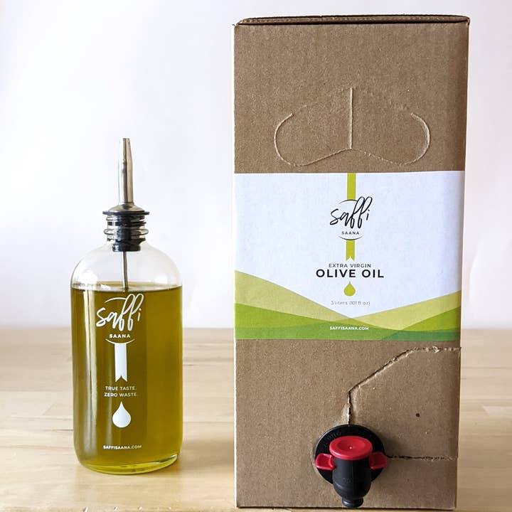 Bulk Bag-in-Box - Extra Virgin Olive Oil (5-Liter) for wholesale by Saffi Saana