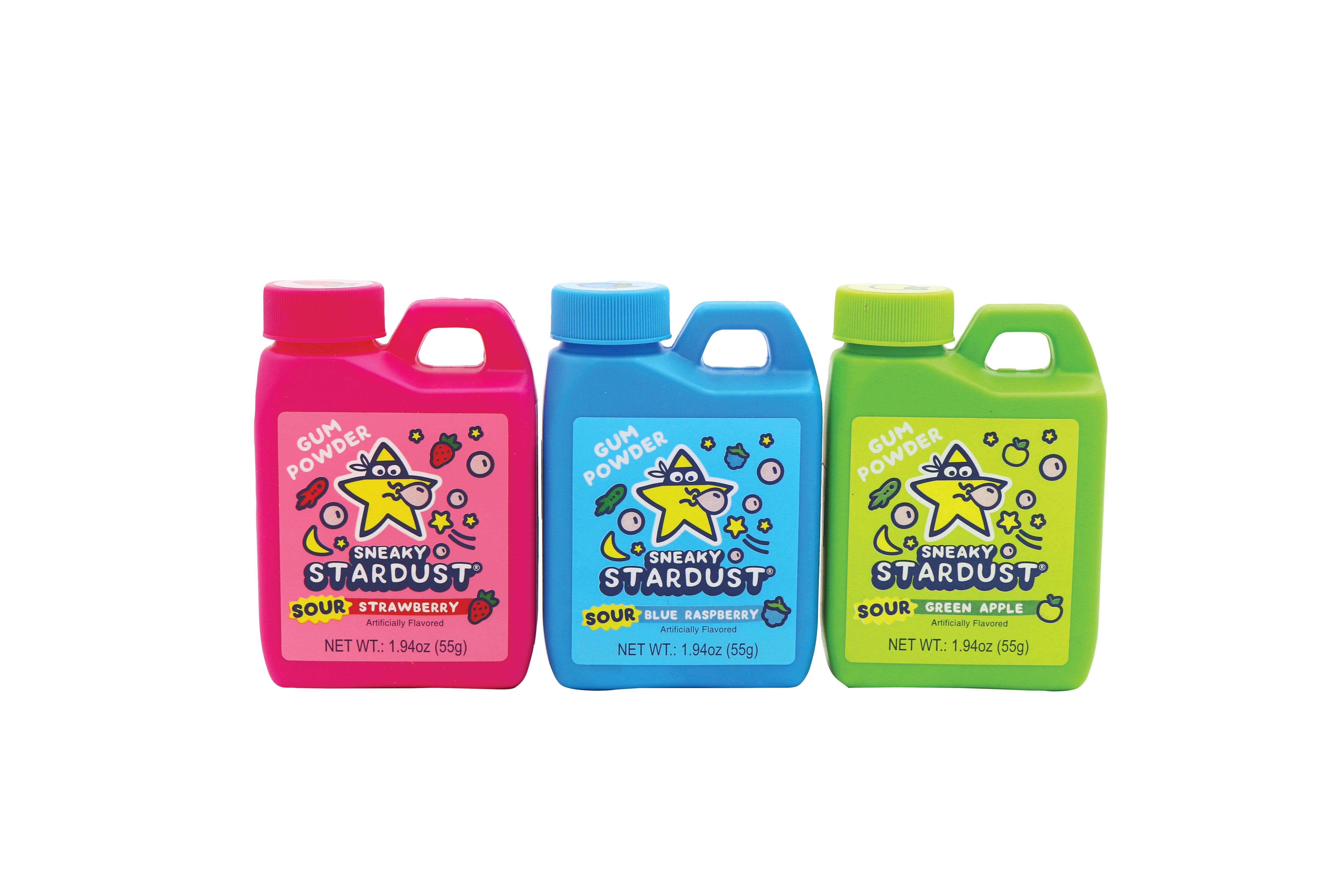 Grandpa Joe's Candy Shop - Wholesale Chewing Gum - Kidsmania Sneaky Stardust Gum Powder, 12ct