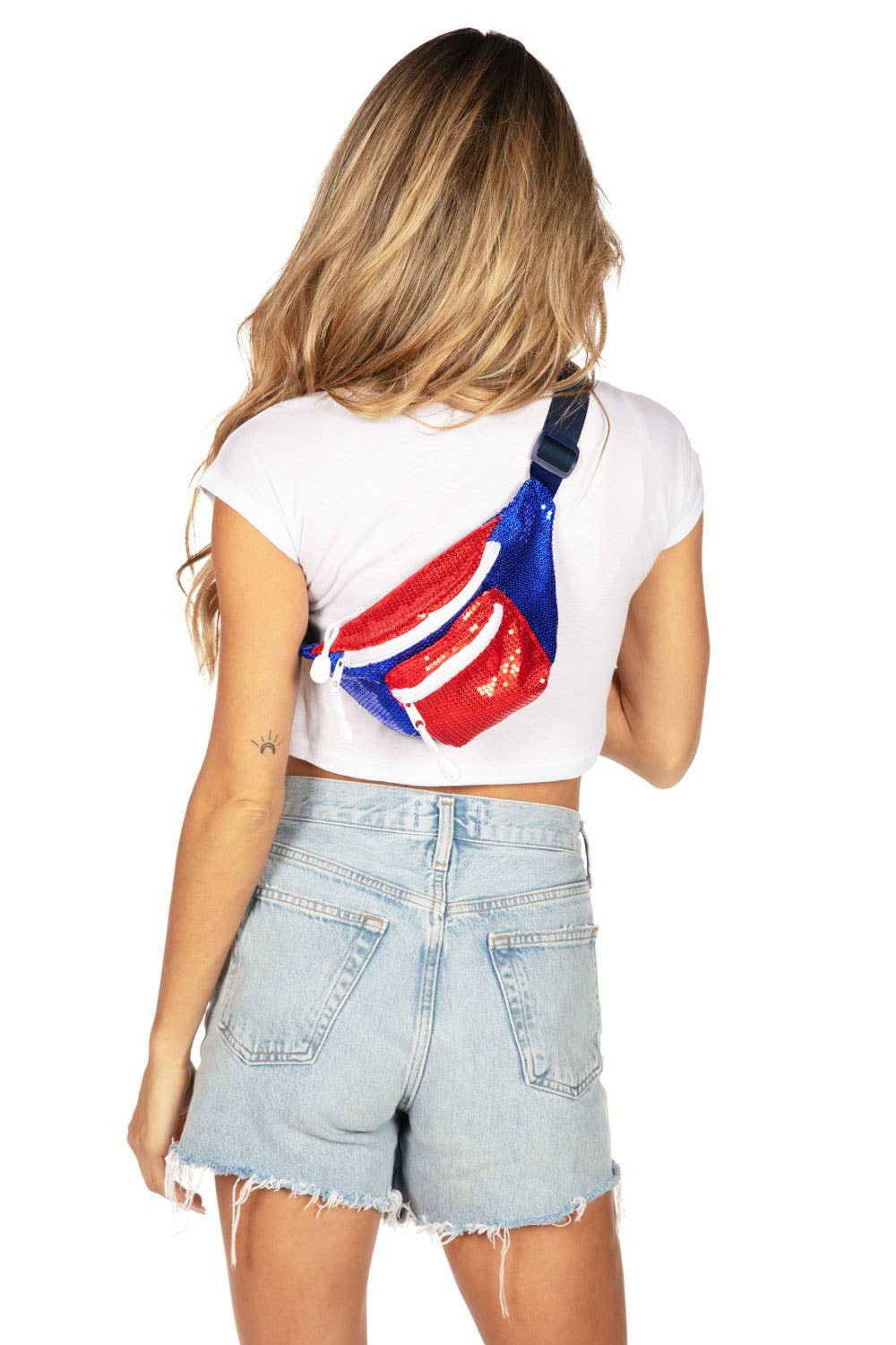 Tipsy Elves - Wholesale Belt Bag - Women's - Rockets Red Glam USA Fanny Pack2