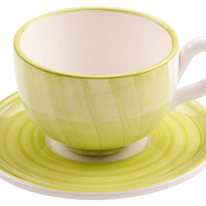 Arcucci Trade - Wholesale Coffee/Tea Cup - POSITANO HAND PAINTED CERAMIC COFFEE MUG 6 COLORS6