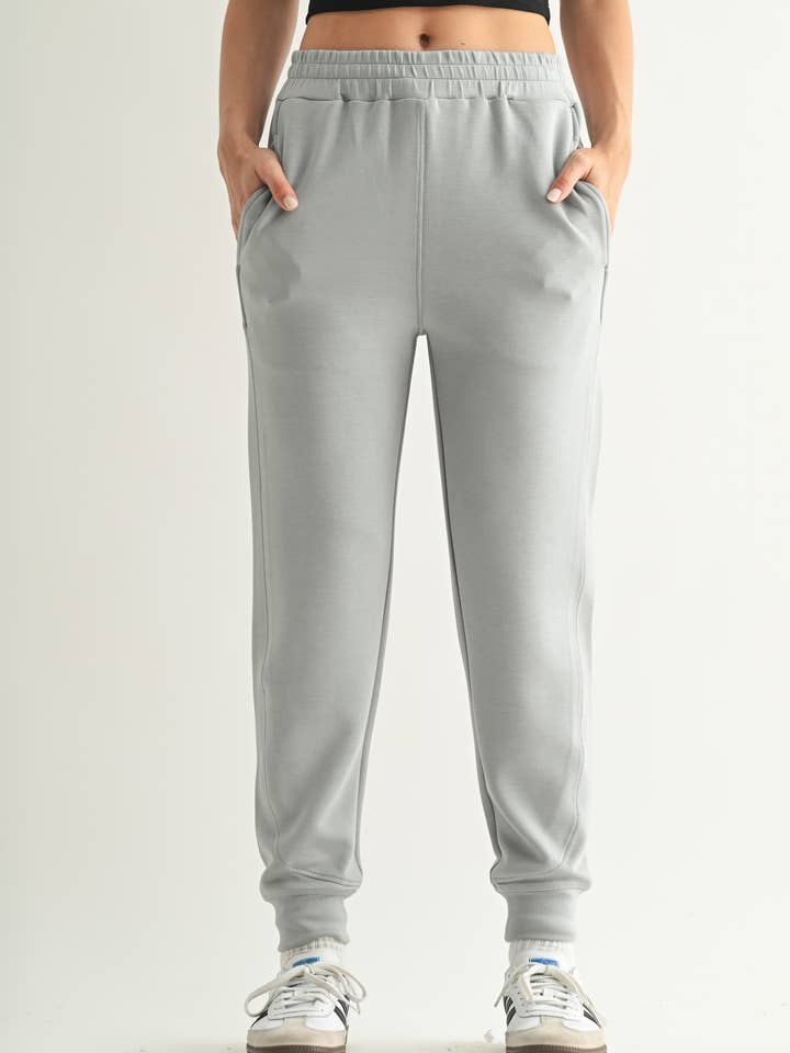 Mono B - Wholesale Athletic Sweatpants/Joggers - Women's - Elevated Contrast Seam Joggers