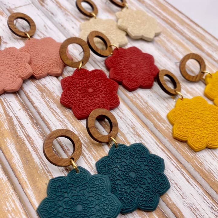 Fall Mandala Dangle for wholesale by Day Made Designs