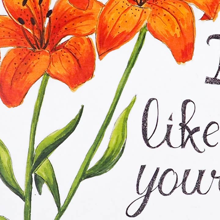 Naughty Florals – wholesale Love card – I Like Your Penis Card2