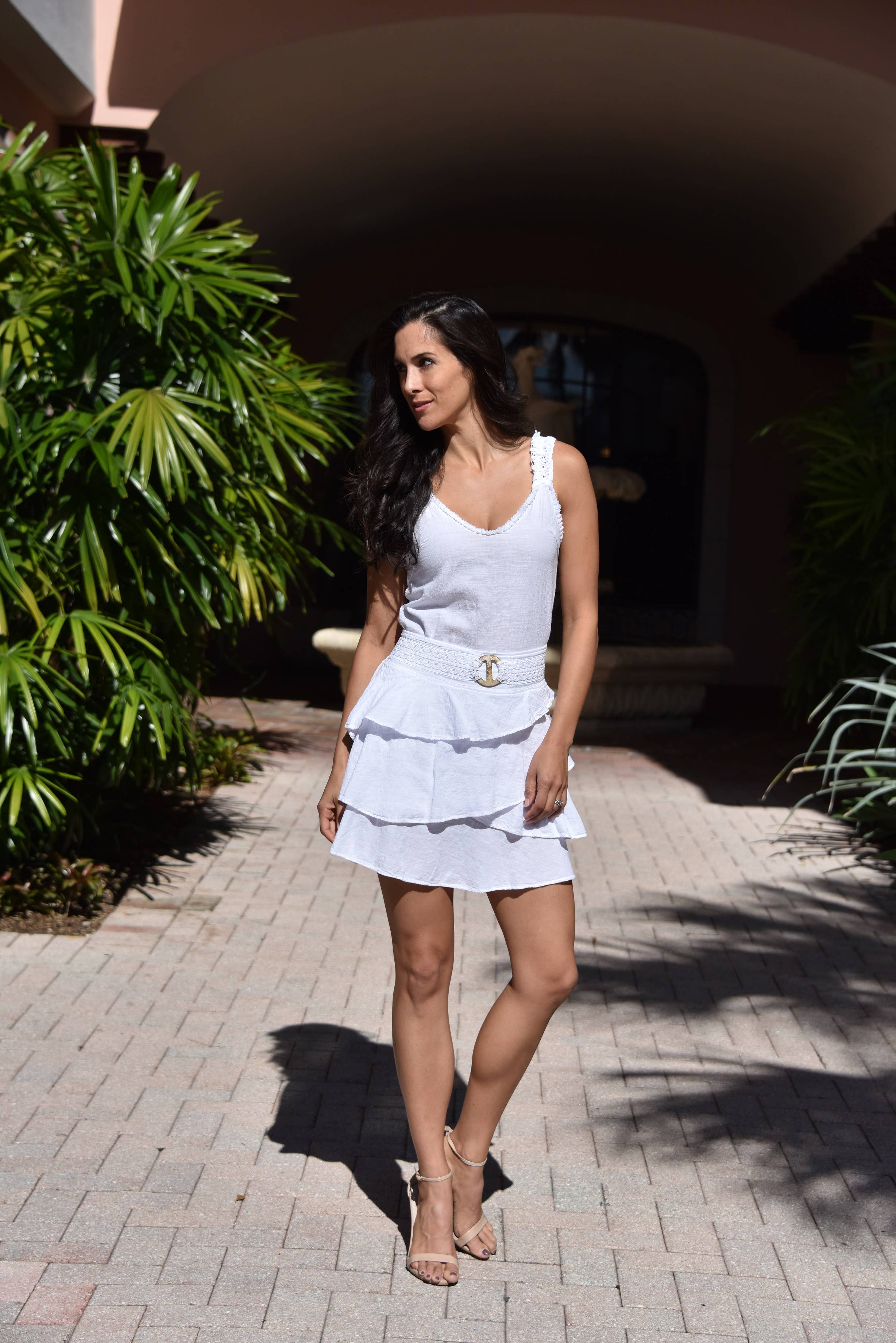 White Aqua Skirt for wholesale on Faire1