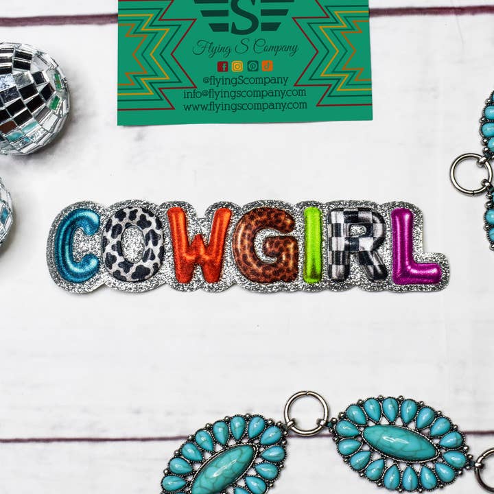 Flying S Company - Wholesale Patch - Balloon Cowgirl Patch (Patch ONLY)0
