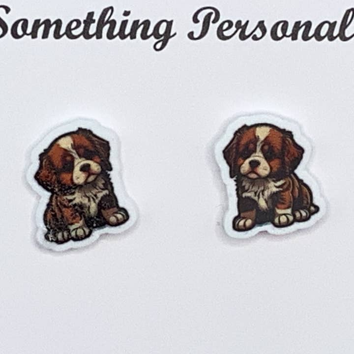 Boucles d'oreilles Jack Russel Terrier pour la vente par Something Personal