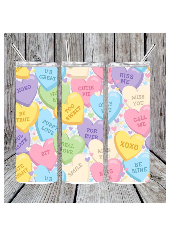 Gobelet cœur Conversation pour la vente par Eclectic Wallflower Boutique