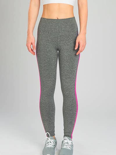 INFLUENCE NEON CHEVRON PINK LEGGING for wholesale by Activefit