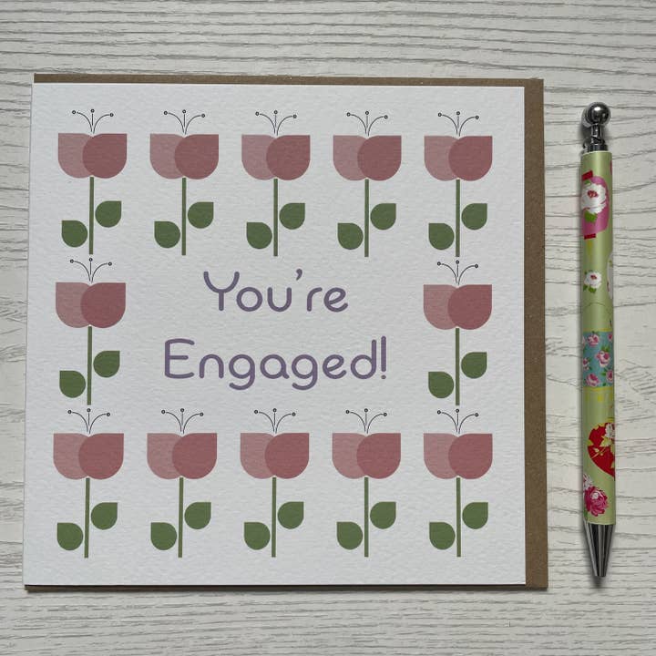 You're Engaged Card for wholesale by Popsy & Plum