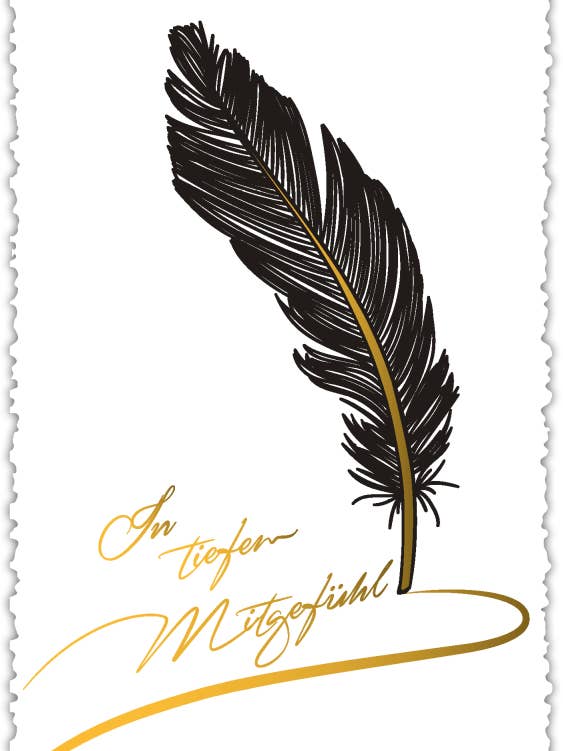 Sympati kort ”I djup medkänsla” för wholesale av Gespänsterwald