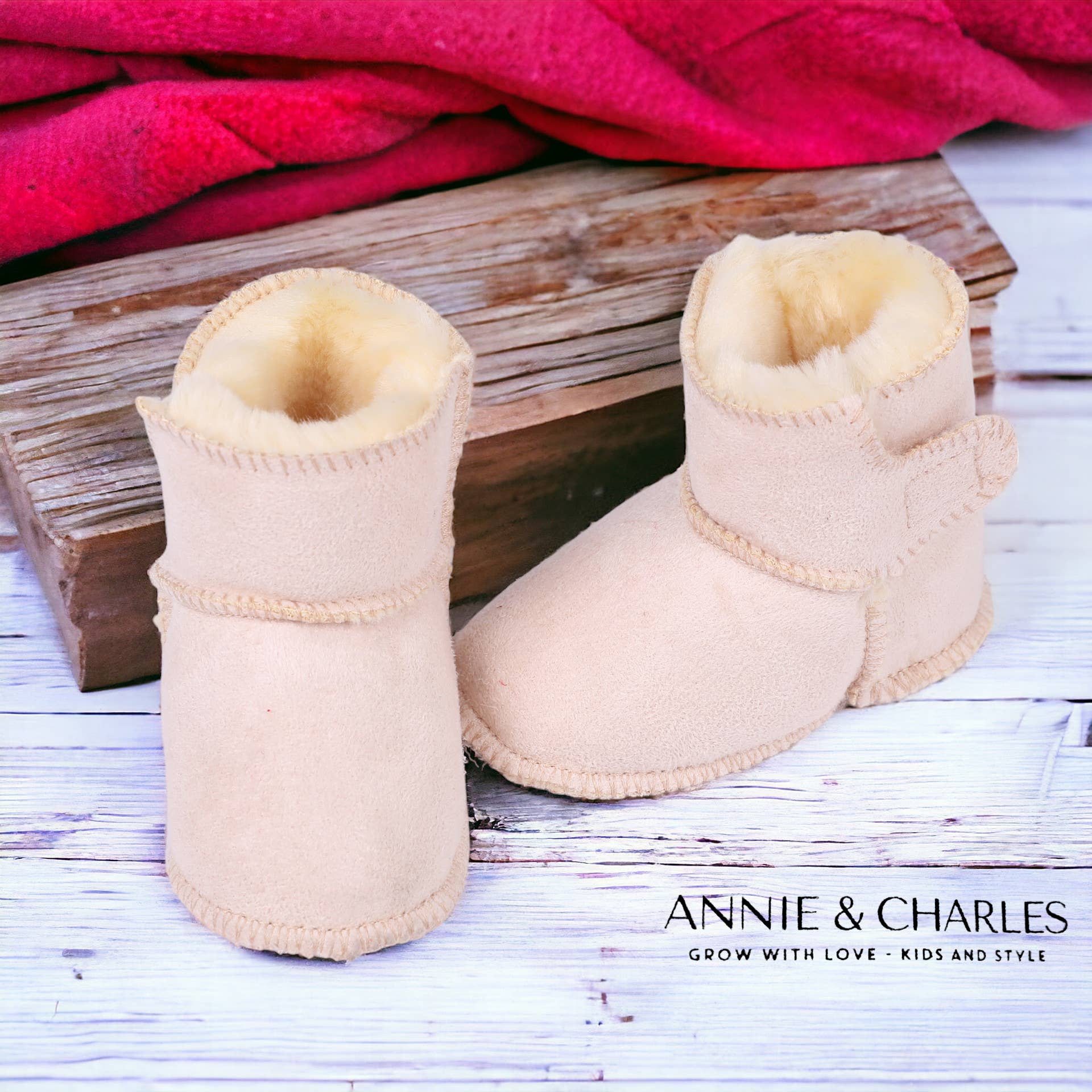Annie & Charles - Vente Bottines – bébé - Chaussures bébé Annie & Charles® en cuir synthétique vegan0