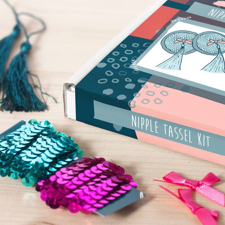 The Crafty Hen – wholesale DIY craft kit – Nipple Tassel Making Kit