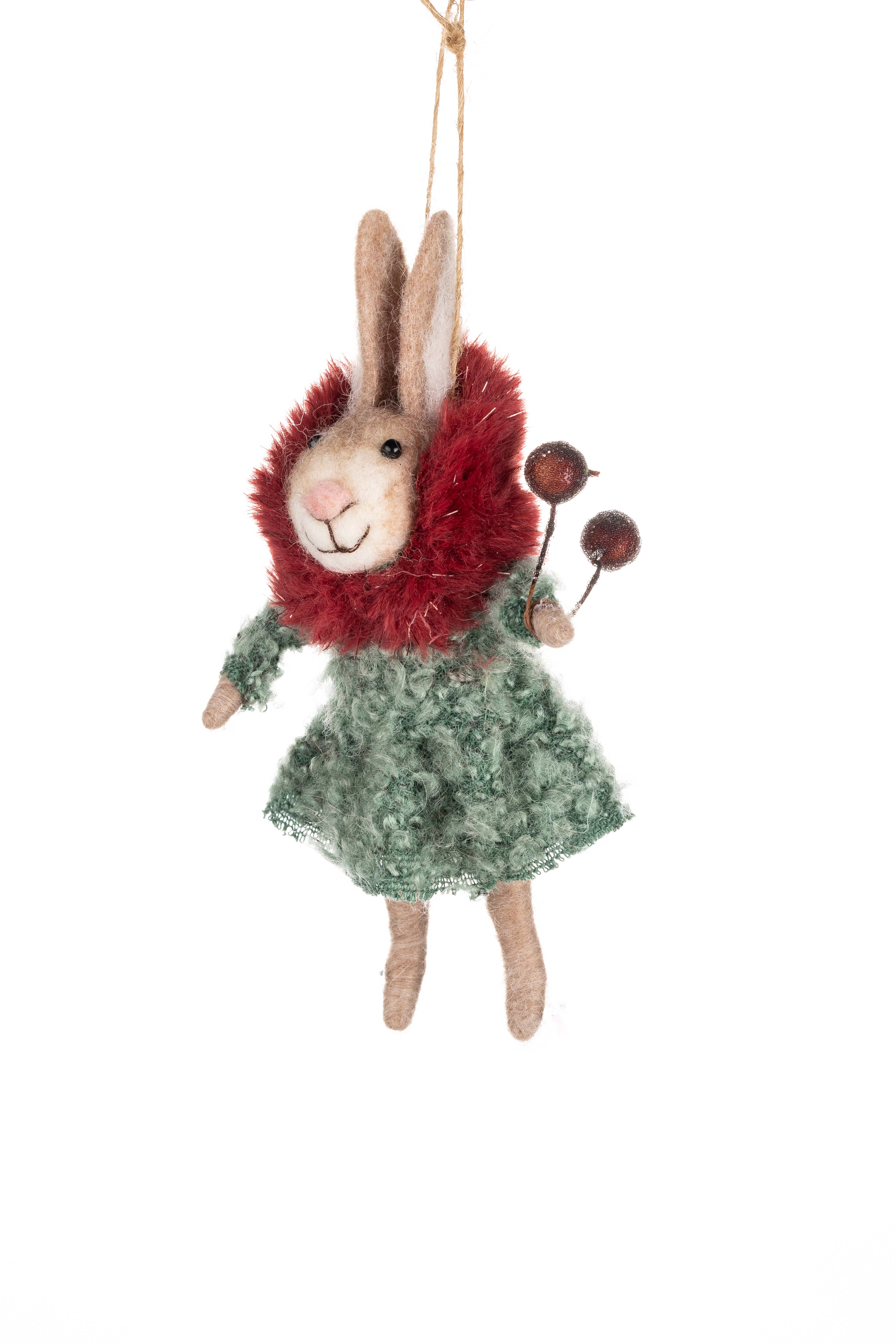 Shoeless Joe Ltd - Wholesale Ornament - Little Red Hood Rabbit0