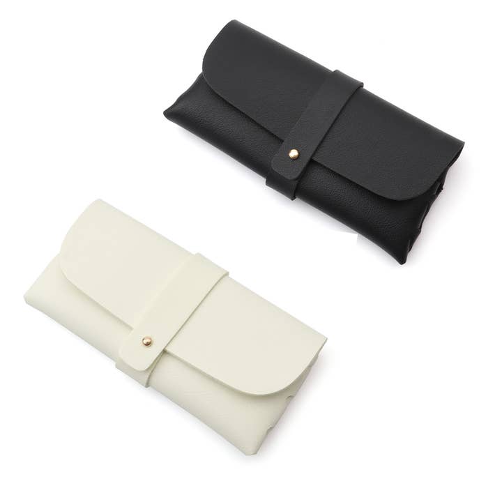 Cramilo Eyewear - Wholesale Eyewear Cases & Holders - Unisex - Soft Portable PU Leather Sunglasses Protective Case