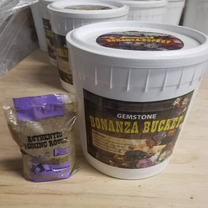 Cold River Mining - Wholesale Spiritual Stone/Crystal - BONANZA BUCKET- 2 BUCKETS1