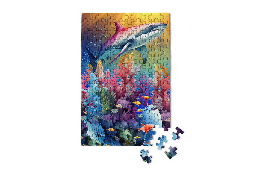 Micro Puzzles - Vente Puzzle – adulte - Shark Reef - Plaisir sous-marin avec la vie marine2
