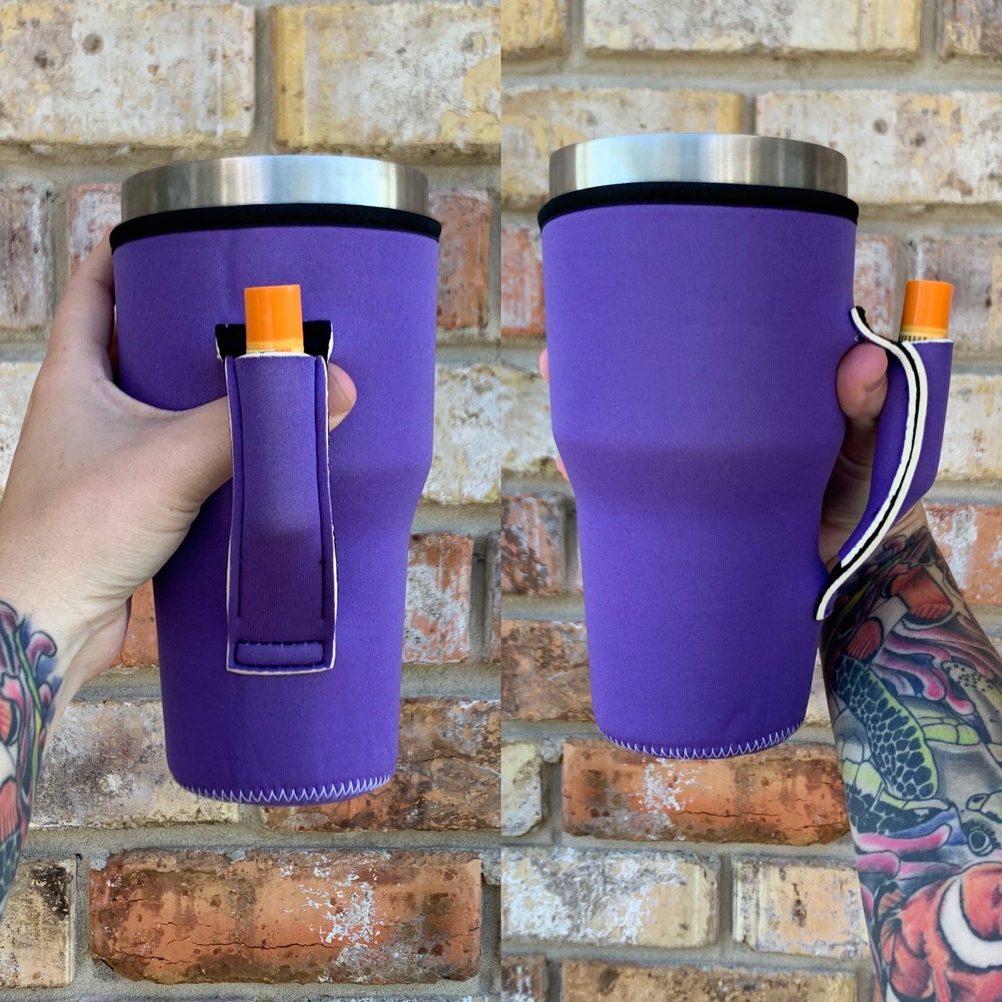 Drink Handlers - Wholesale Drink Huggers & Koozies - Solid Color 30-40oz Tumbler Handler™3