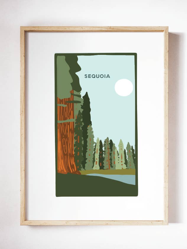 Sequoia National Park Print for wholesale by Daley Kaye Studio