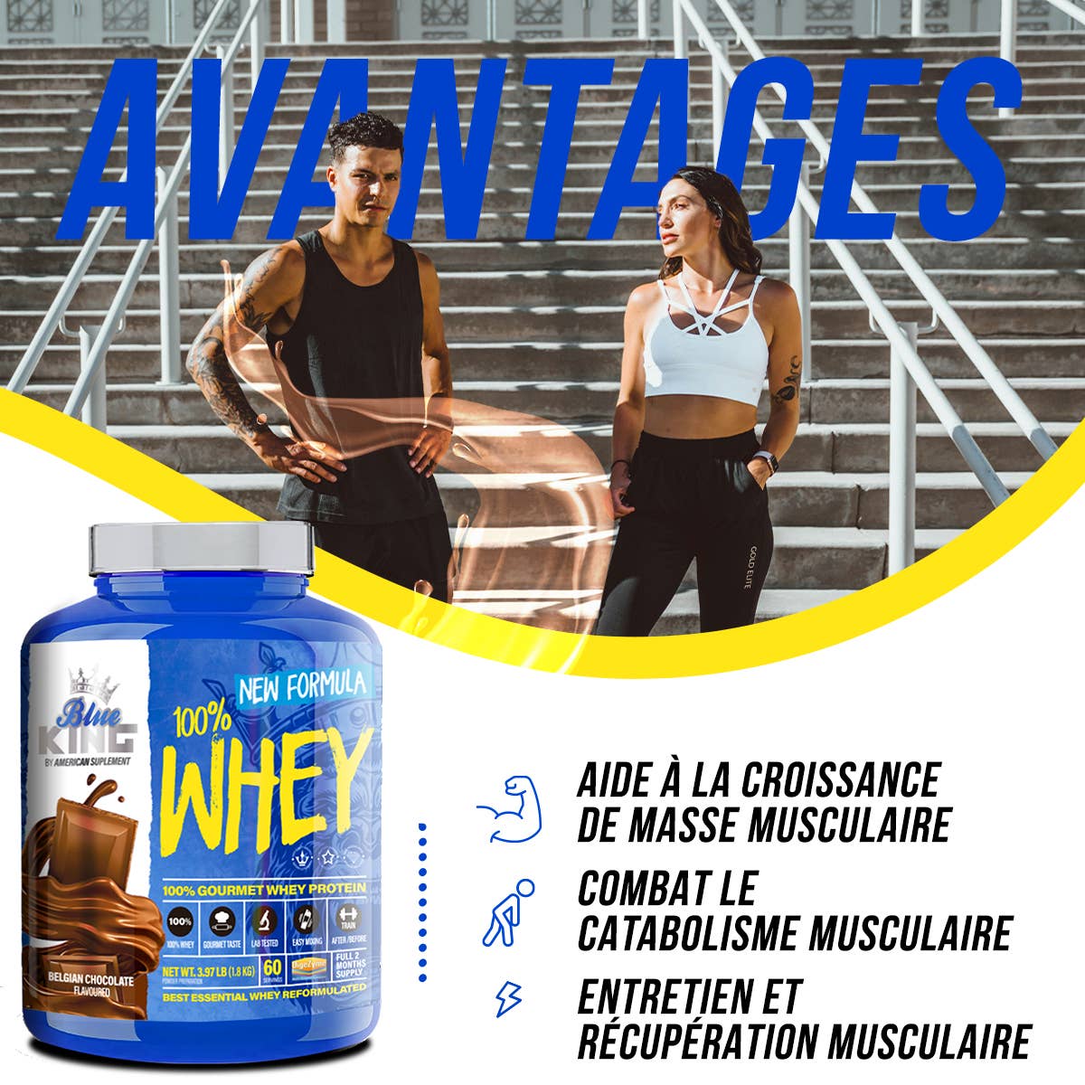 AMERICAN SUPLEMENT S.L. - Wholesale Protein/Superfood Powder - American Supplement | 100% Whey Protein BlueKing 2kg17