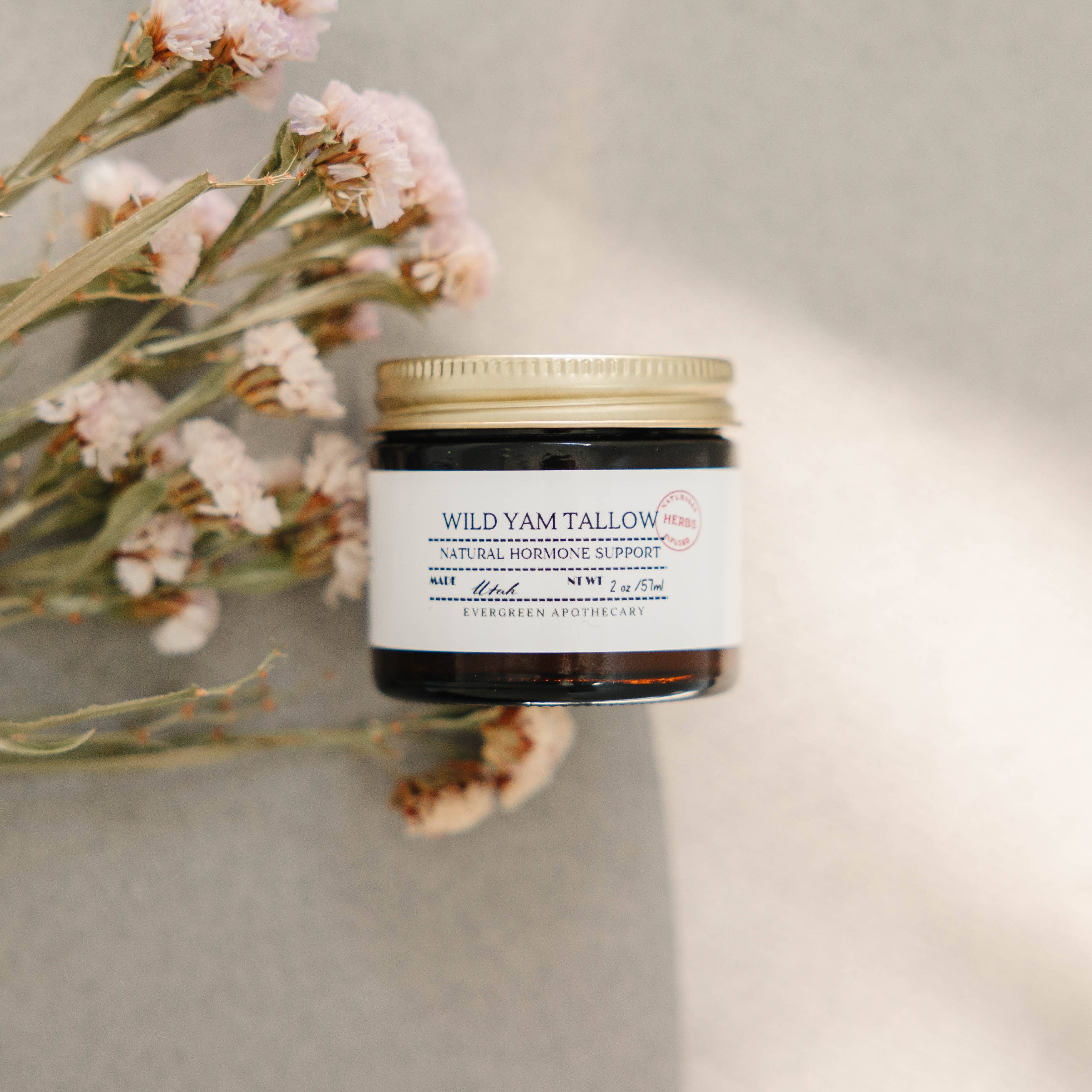 Evergreen Apothecary - Vendita all'ingrosso Unguenti/Balsami/Creme curative - Wild Yam Tallow (prodotto con sego di Lady May)3