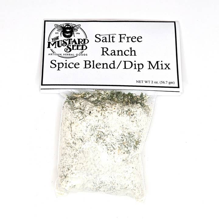 Ranch Spice Blend/Dip Mix (Salt Free) for wholesale by The Mustard Seed