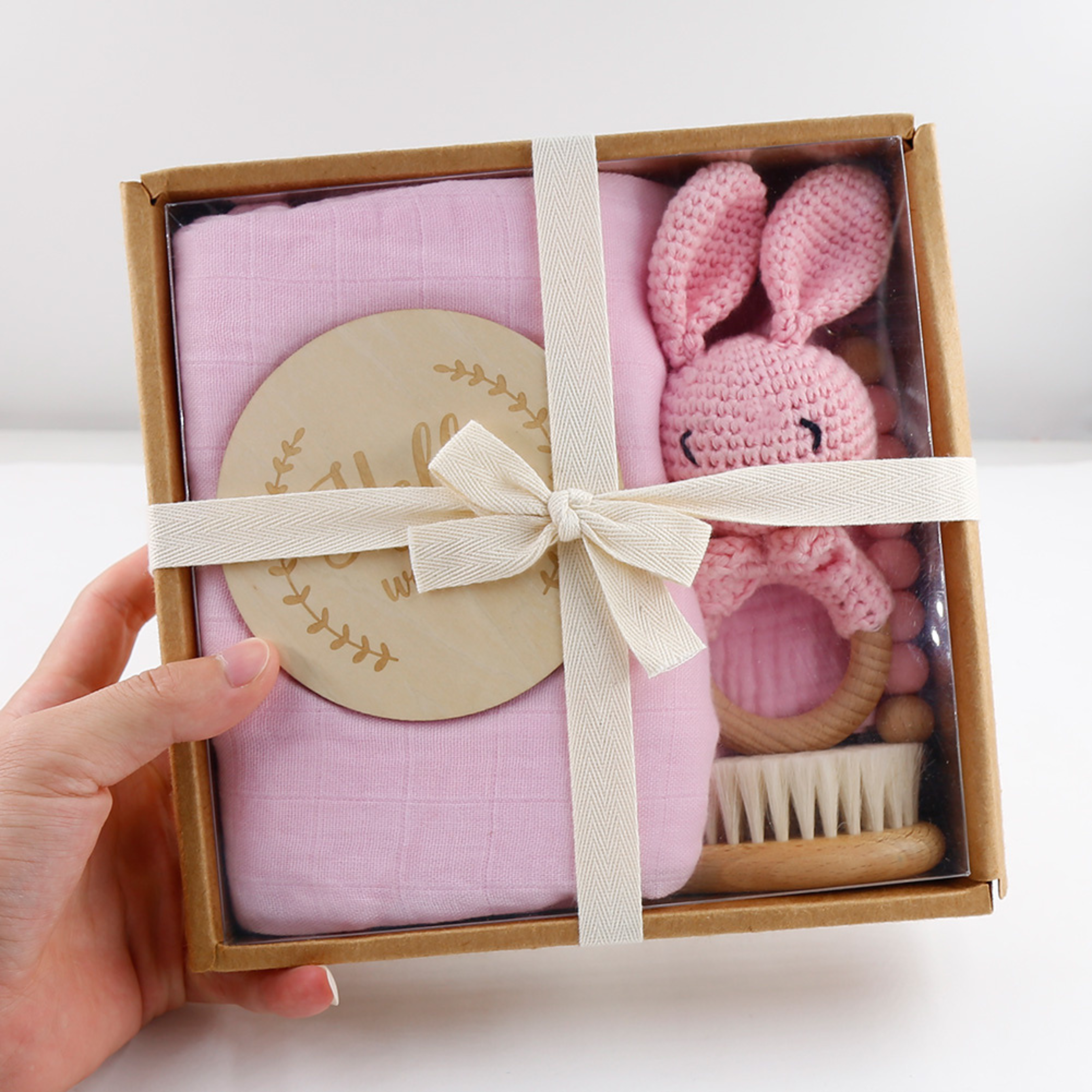 Giften Market - Wholesale New Mom Gift Box/Set - Welcome Baby Gift Box - Charming 6-Piece Set for Newborns8