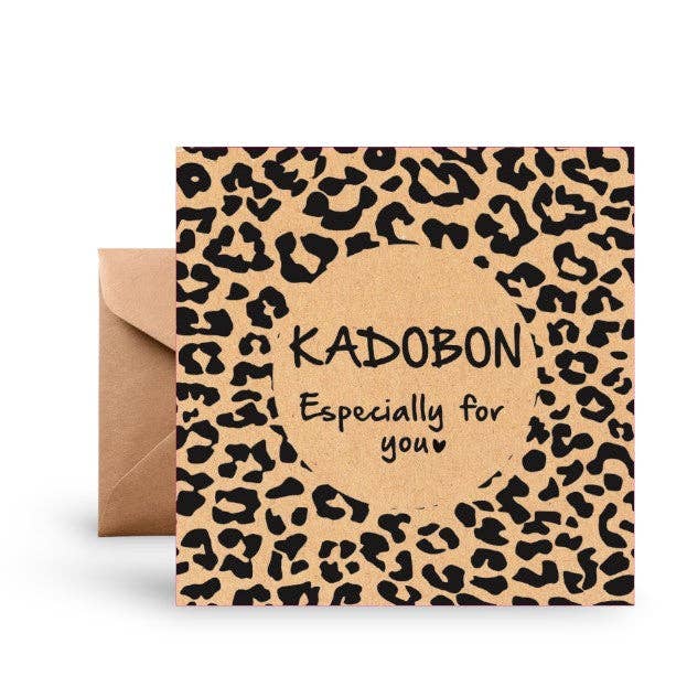 kadopapier.net - Wholesale Stationery/Notecard Set - Gift Voucher Panther Kraft0