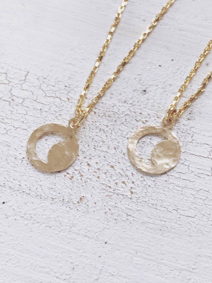 Maanmunt ketting voor wholesale door Boho Breath