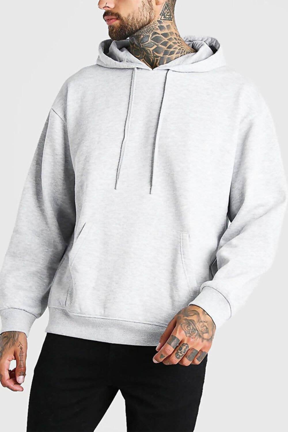 justyouroutfit - Wholesale Hoodie - Men's - BASIC FLEECE PULLOVER HOODIE3